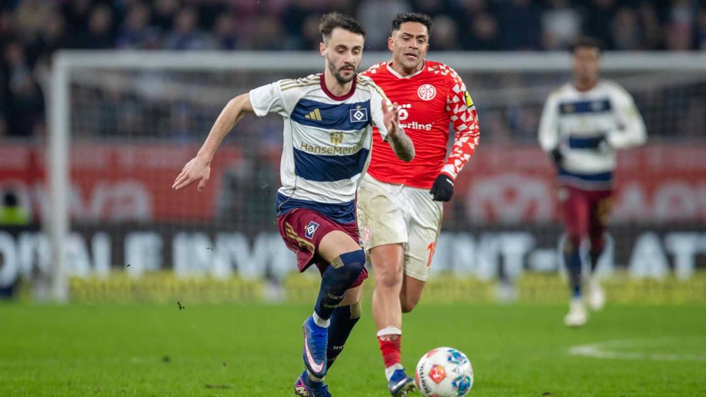 Fußball-Bundesliga: Hamburger Serie geht weiter – Mainz und HSV teilen sich die Punkte