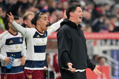 Haderte mit dem Schiedsrichter: HSV-Trainer Merlin Polzin. Foto: Torsten Silz/dpa