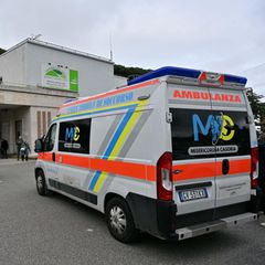 Die Zufahrt zum Krankenhaus in Neapel, in dem Domenico behandelt wurde