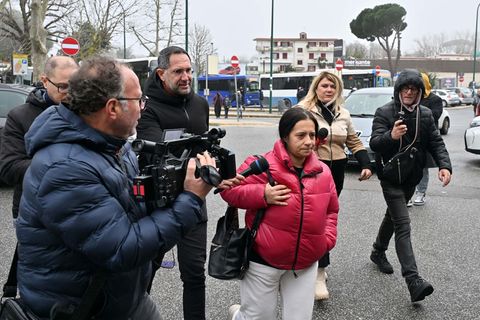 Die Mutter des Jungen, Patrizia Mercolino, war oft im Krankenhaus zu Besuch. Foto: Felice De Martino/IPA via ZUMA Press/dpa