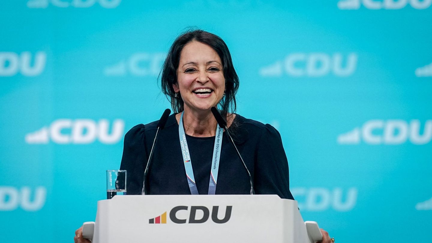 Senatorin Felor Badenberg zieht in den CDU-Bundesvorstand ein. Foto: Kay Nietfeld/dpa