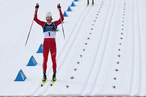 Johannes Hoesflot Klaebo war bei diesen Winterspielen unaufhaltsam. Foto: Daniel Karmann/dpa