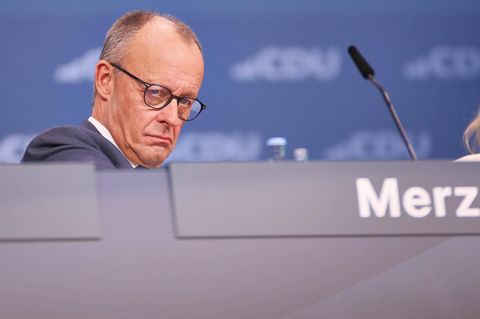 Friedrich Merz auf dem Parteitag in Stuttgart