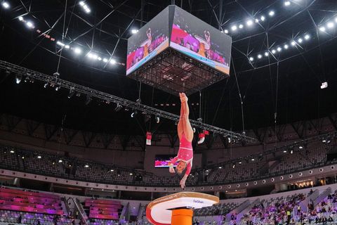 Karina Schönmaier belegte beim Weltcup in Cottbus den zweiten Platz. (Archivbild) Foto: Dita Alangkara/AP/dpa