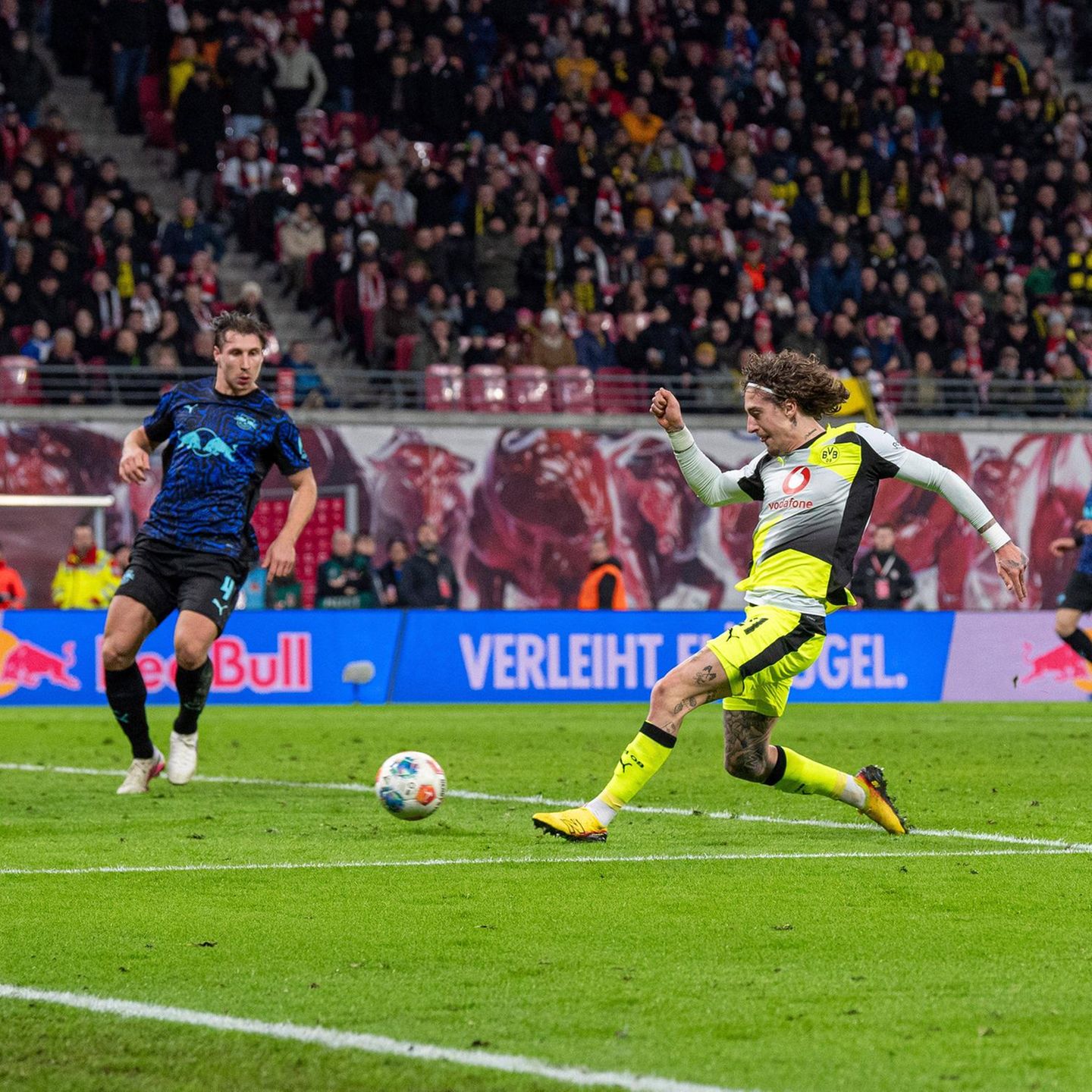 Dortmunds Fabio Silva erzielt den Last-Minute-Ausgleich gegen RB Leipzig