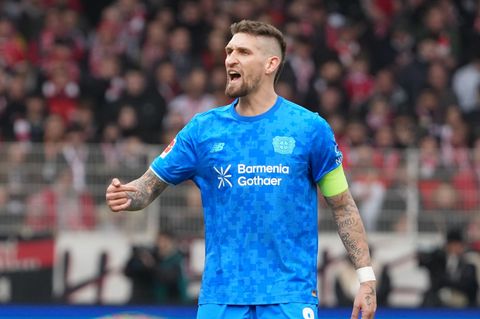 Robert Andrich machte gegen seinen Ex-Club Union Berlin einen spielentscheidenden Fehler. Foto: Soeren Stache/dpa