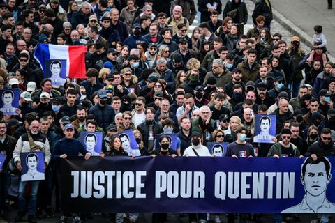 Gedenkmarsch in Lyon