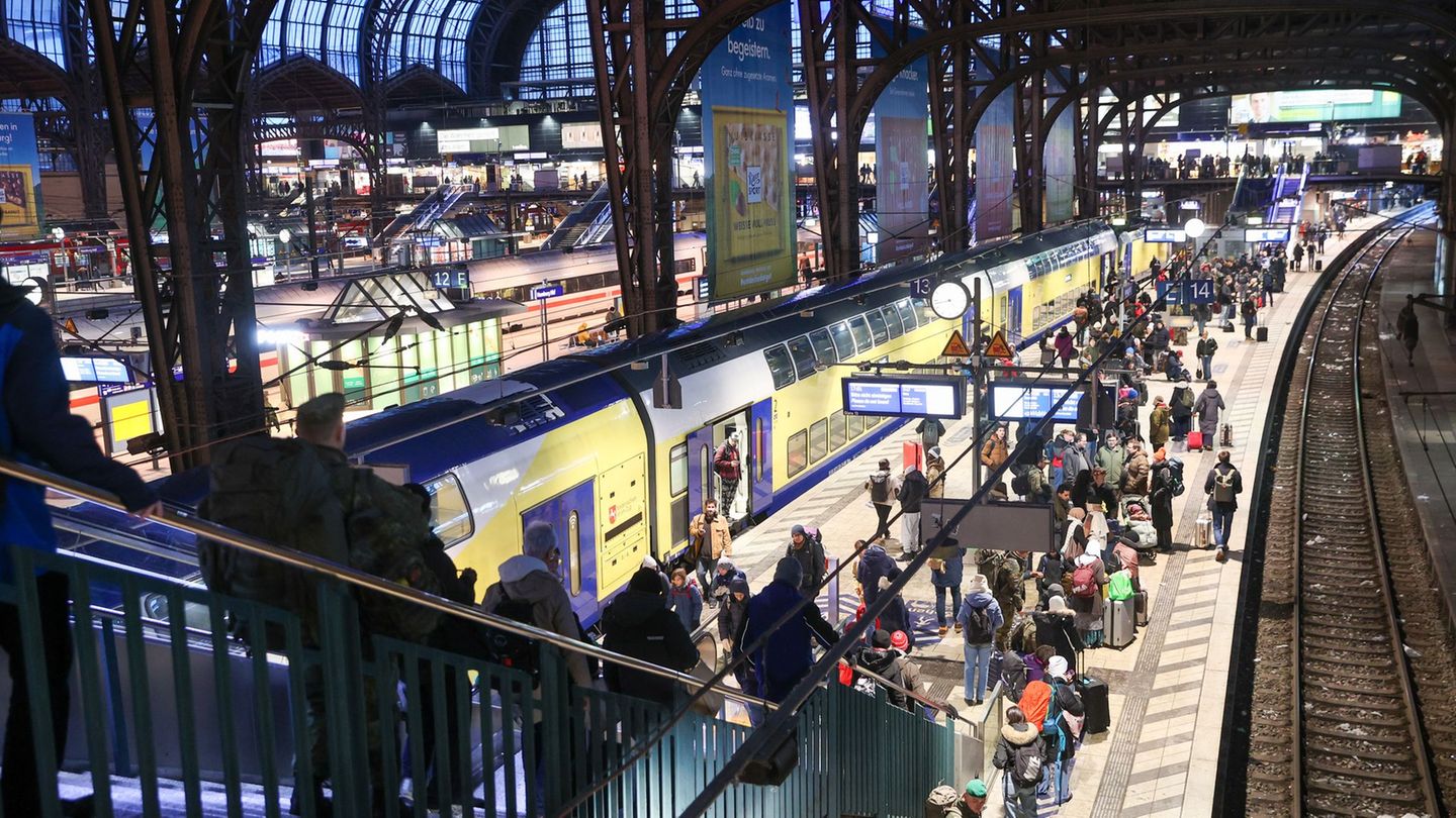 Die Züge des Metronum fahren derzeit nicht vom und zum Hamburger Hauptbahnhof. (Symbolbild) Foto: Bodo Marks/dpa