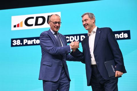 Parteichefs Merz und Söder