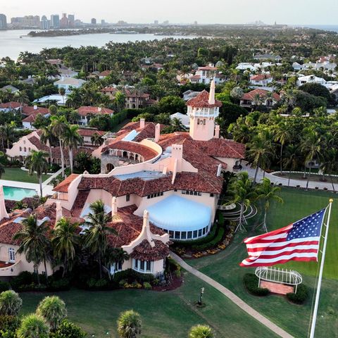 Luftaufnahme des Mar-a-Lago-Anwesens von Donald Trump (Archivbild)