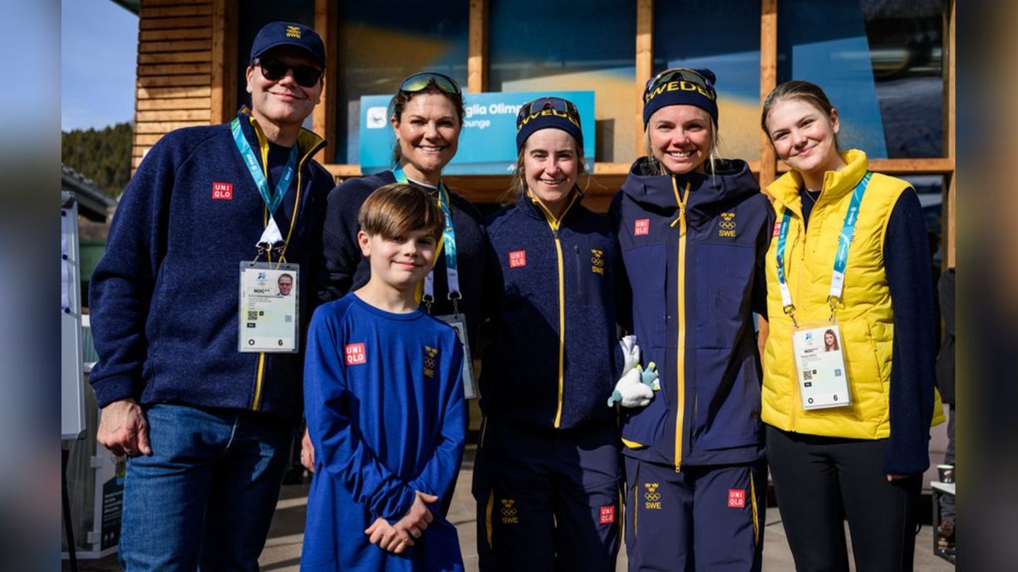 Kronprinzessin Victoria und Familie: Sie gratulieren schwedischer Olympia-Siegerin