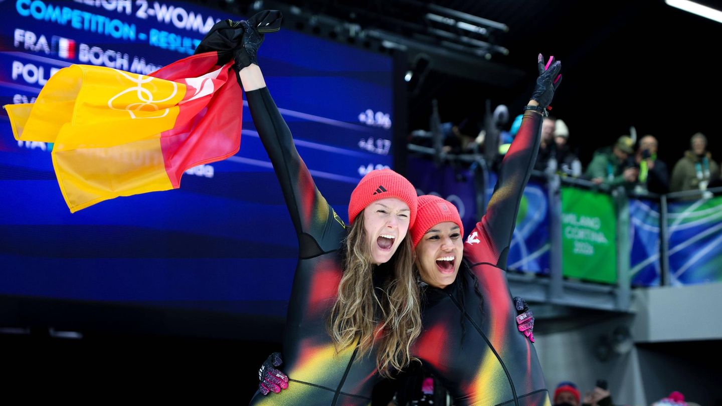 Unbändige Freude: Laura Nolte und Deborah Levi