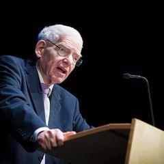 Josef Schuster, Präsident des Zentralrats der Juden, sprach in Braunschweig zur Ausstellungseröffnung: "Mit eigener Stimme. 75 J