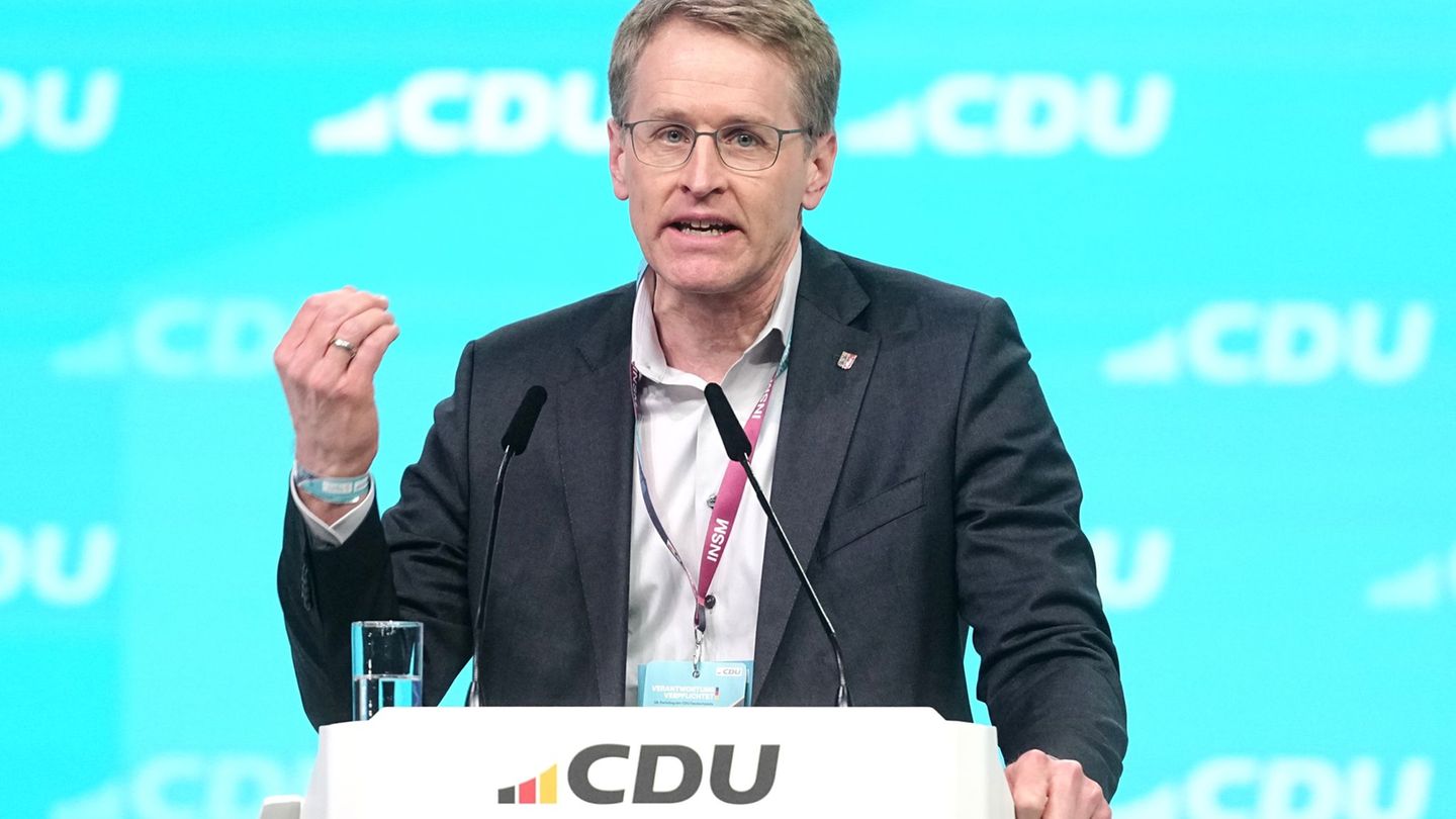 Auf dem CDU-Parteitag war Daniel Günther mit seinem Vorschlag gescheitert. (Archivbild) Foto: Kay Nietfeld/dpa