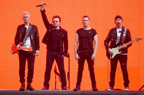 Die irische Rockband U2 widmete einem jungen Opfer der iranischen Frauenbewegung von 2022 einen Song. (Archivbild) Foto: Joel Ry