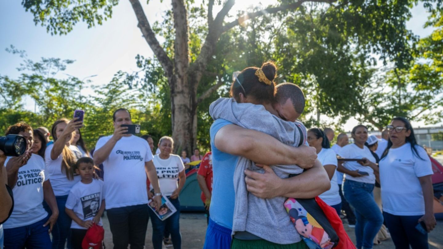 Ein freigelassener Gefangener in Guatire