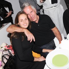Karyna Shuliak und Jeffrey Epstein