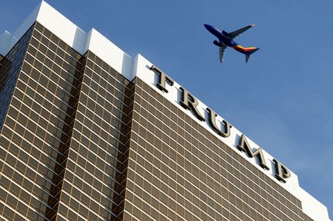 Der "Trump"-Schriftzug prangt an einem Hotel in Las Vegas - an der australischen Gold Coast könnte ein ähnliches Projekt entsteh