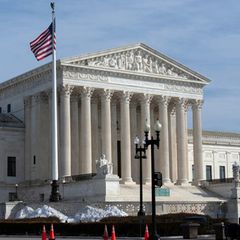 Das Gebäude des Obersten Gerichtshofs in Washington