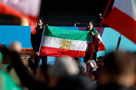 Im Januar demonstrierten Menschen weltweit gegen das Mullahregime im Iran – etwa hier in Köln