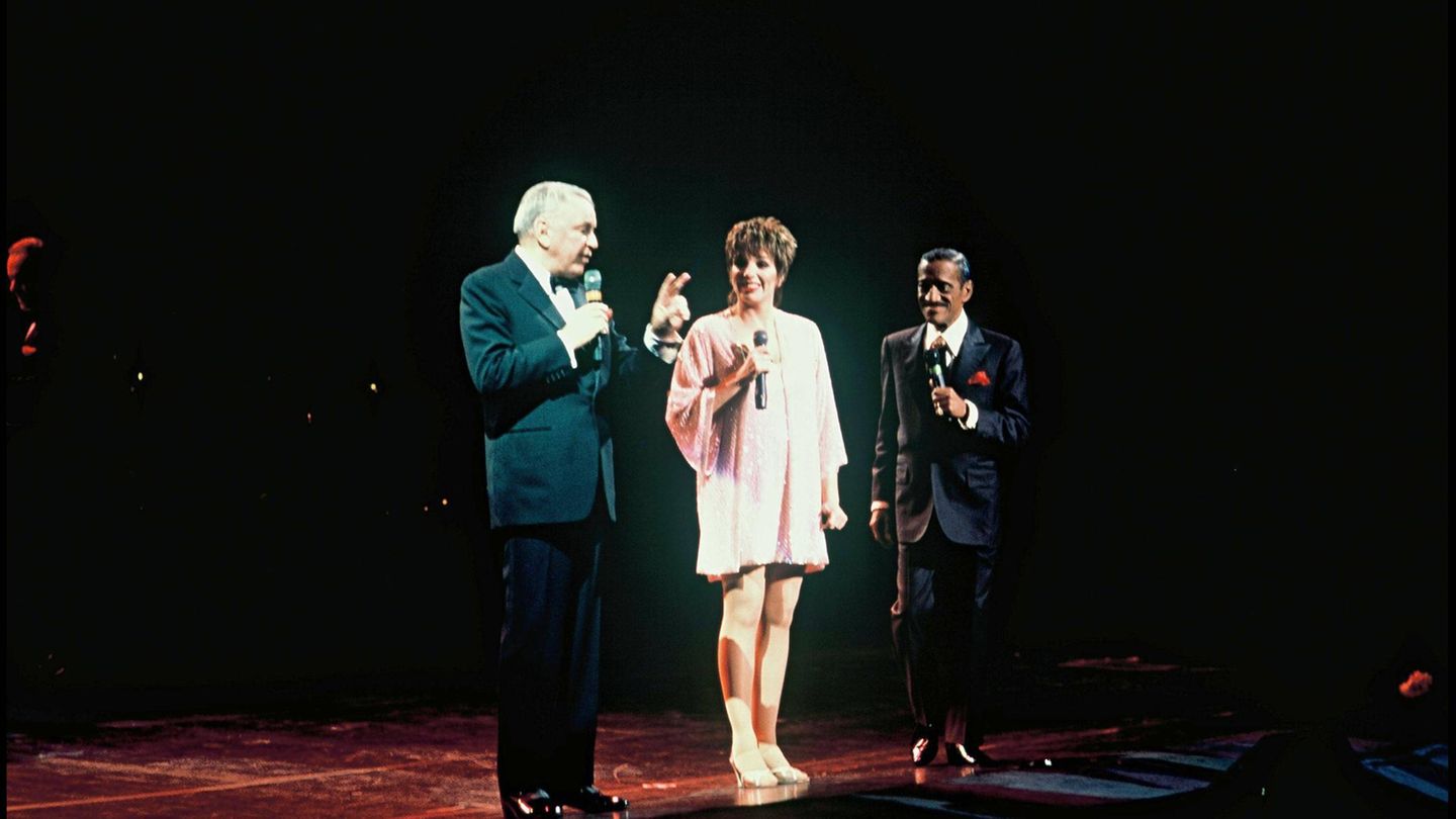 Liza Minnelli mit Sinatra und  Davis Jr.