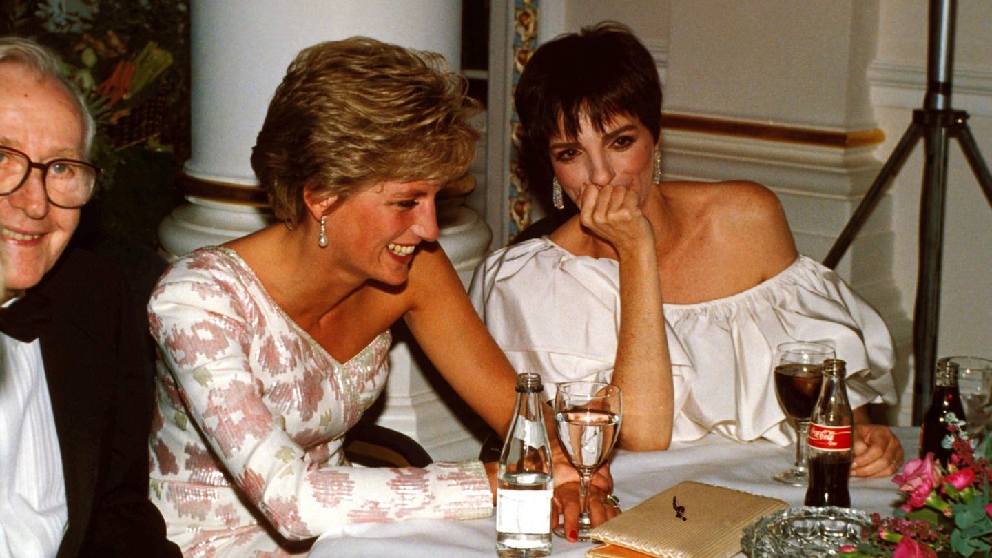 Liza Minnelli mit Prinzessin Diana
