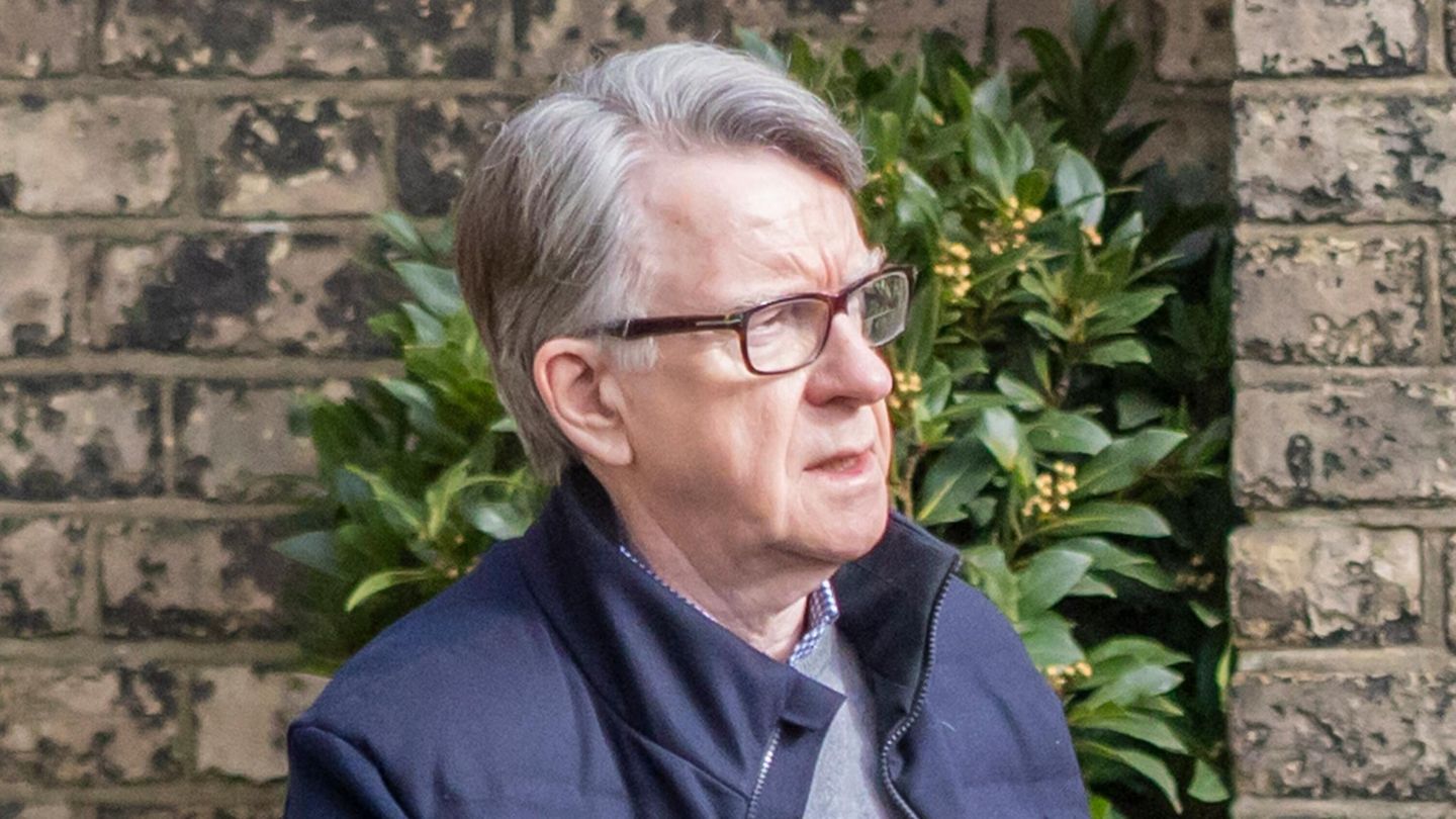 Der ehemalige britische Botschafter in den USA, Peter Mandelson