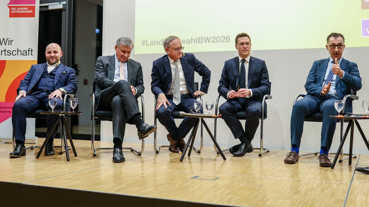 Landtagswahl: Kandidaten zeigen Humor im Wahlkampf-Duell