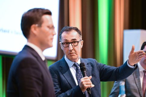 Das Triell wird ein zentrales Ereignis im Wahlkampf. Foto: Bernd Weißbrod/dpa