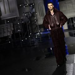 Romeo Beckham war einer der Hingucker bei der Burberry-Show in London.