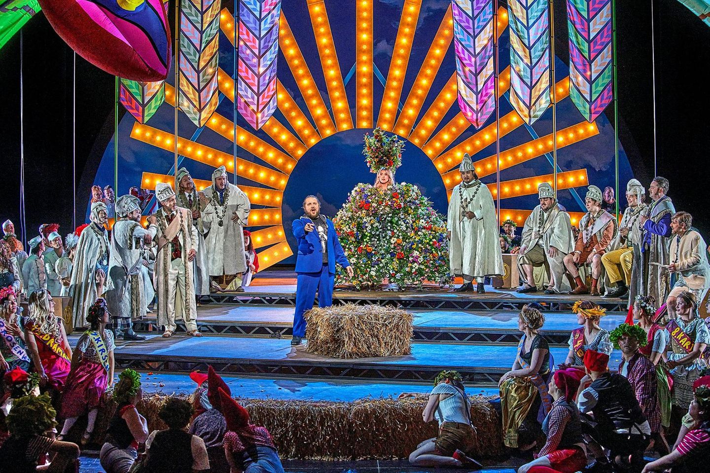 Opernszene bei den Bayreuther Festspiele