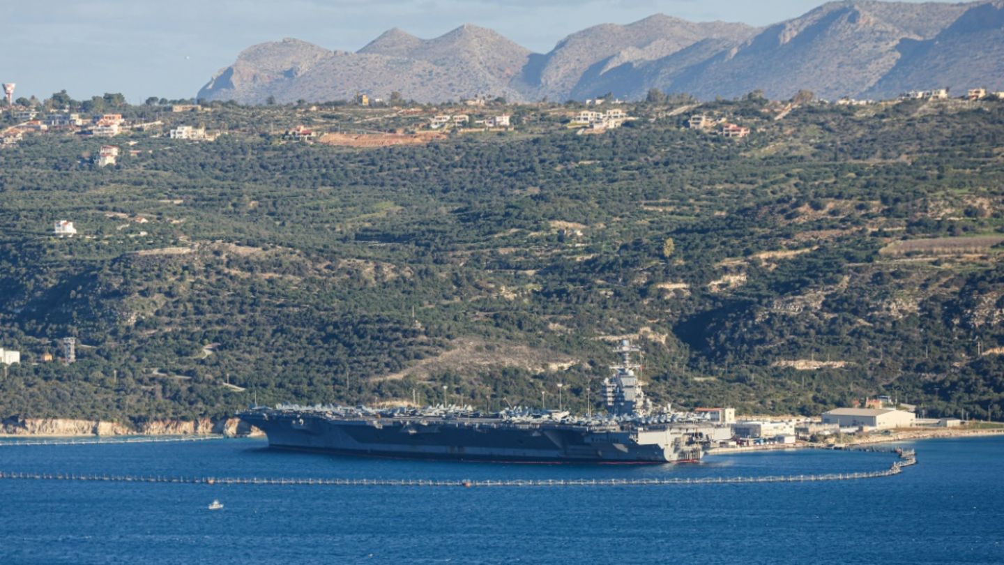 "USS Gerald R. Ford" vor Kreta