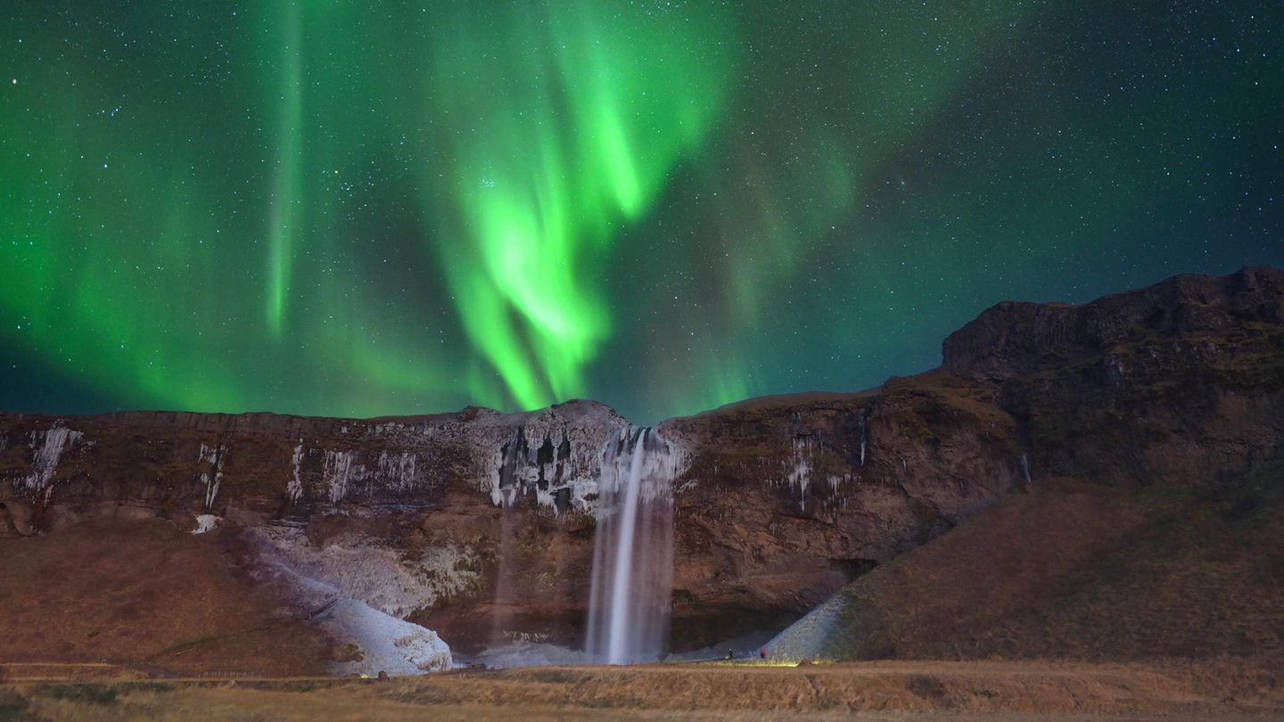 Polarlicht über Island
