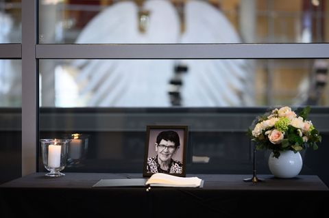 Rita Süssmuth wird mit einem Trauerstaatsakt geehrt. Foto: Bernd von Jutrczenka/dpa