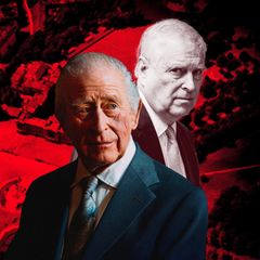 Montage: King Charles III und Prinz Andrew
