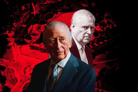Montage: King Charles III und Prinz Andrew