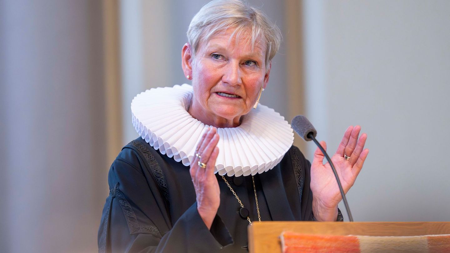 Die Ratsvorsitzende der Evangelischen Kirche in Deutschland wünschte Wilmers "Glaubenszuversicht und Gottvertrauen und eine glüc