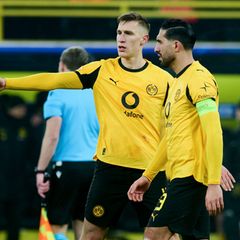 Die Abwehrbosse Nico Schlotterbeck und Emre Can absolvierten gemeinsam das Abschlusstraining. (Archivbild) Foto: Bernd Thissen/d