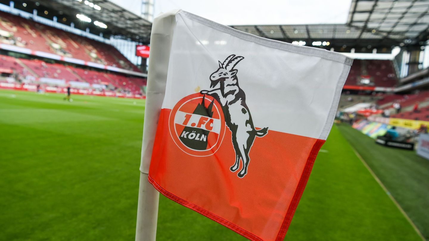 Logo des 1. FC Köln, bei dem Anna-Lena Stolze ihren Vertrag verlängert hat. Foto: Christophe Gateau/dpa
