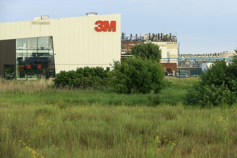 Die 3M-Fabrik bei Antwerpen