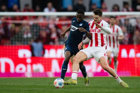 Joel Schmied hat sich gegen Hoffenheim verletzt und muss vorerst pausieren. Foto: Marius Becker/dpa