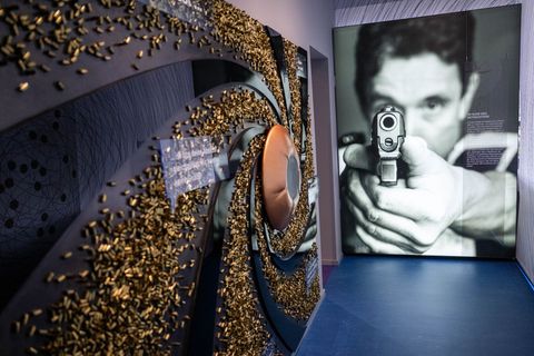 Im "Zentrum für Berufsethik und Reflexion" lernen Polizisten den Umgang mit Verantwortung und Gewalt. Foto: Christophe Gateau/dp