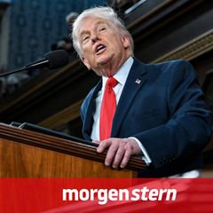 Donald Trump bei seiner Rede zur Lage der Nation vor dem Kongress