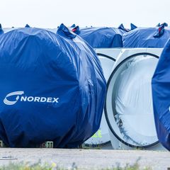 Windturbinenbauer Nordex: Starkes viertes Quartal. (Achivbild) Foto: Jens Büttner/dpa