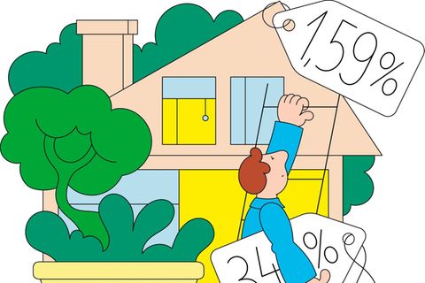 Illustration (Symbolbild Anschlussfinanzierung)