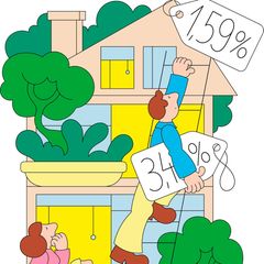 Illustration (Symbolbild Anschlussfinanzierung)