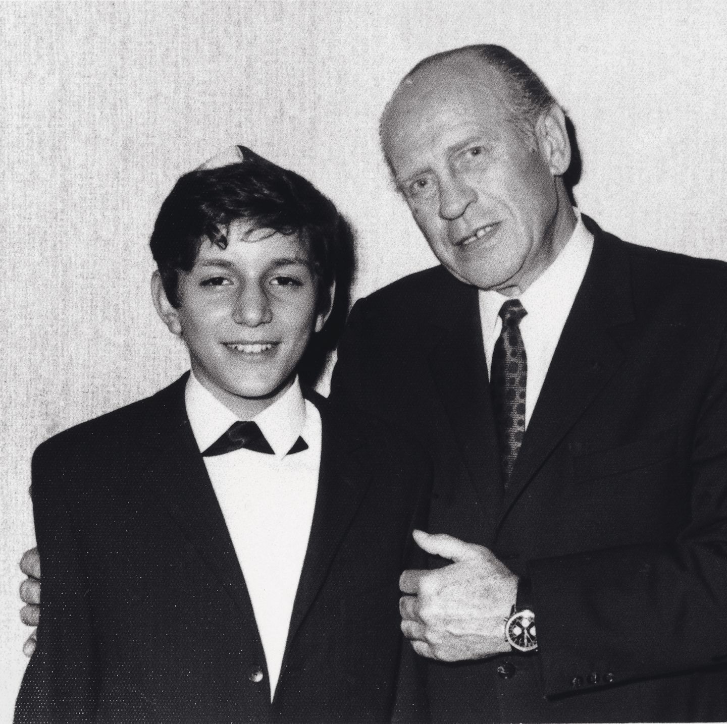 Michel Friedman jung mit Oskar Schindler