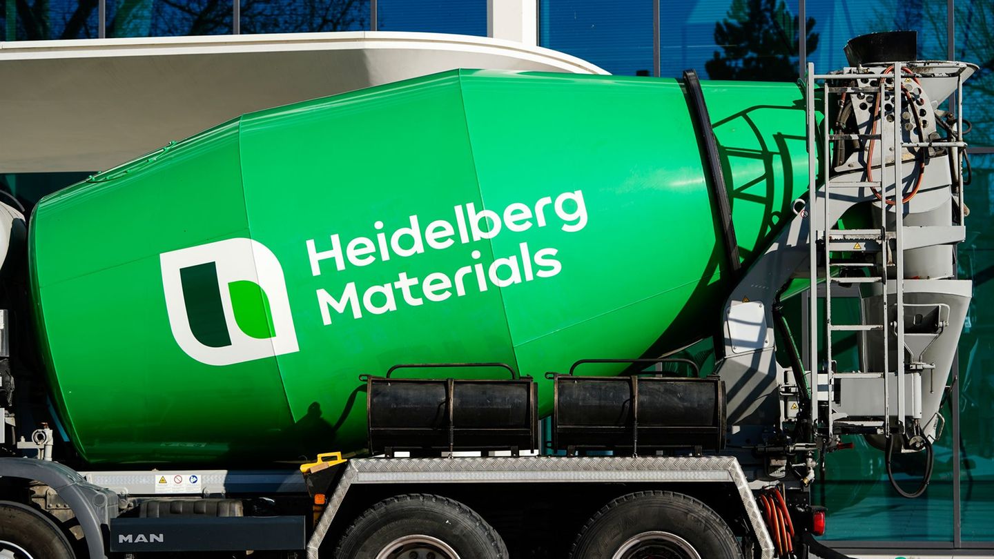 Heidelberg Materials peilt bei operativem Gewinn erneut Rekord an. (Foto-Archiv) Foto: Uwe Anspach/dpa