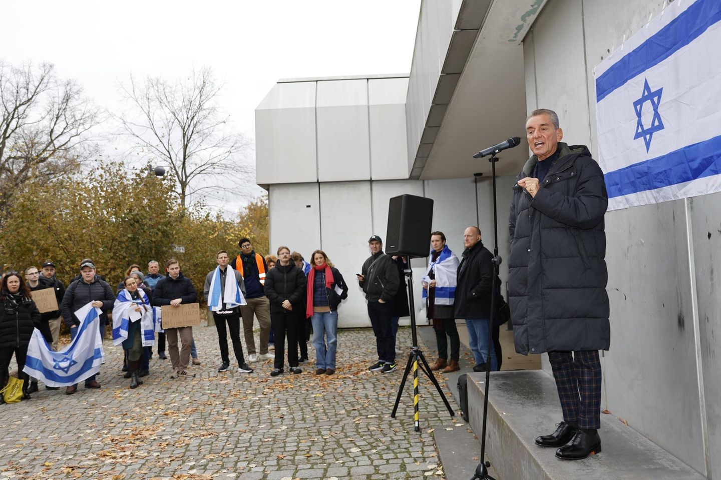 Michel Friedman auf Israel-Demo