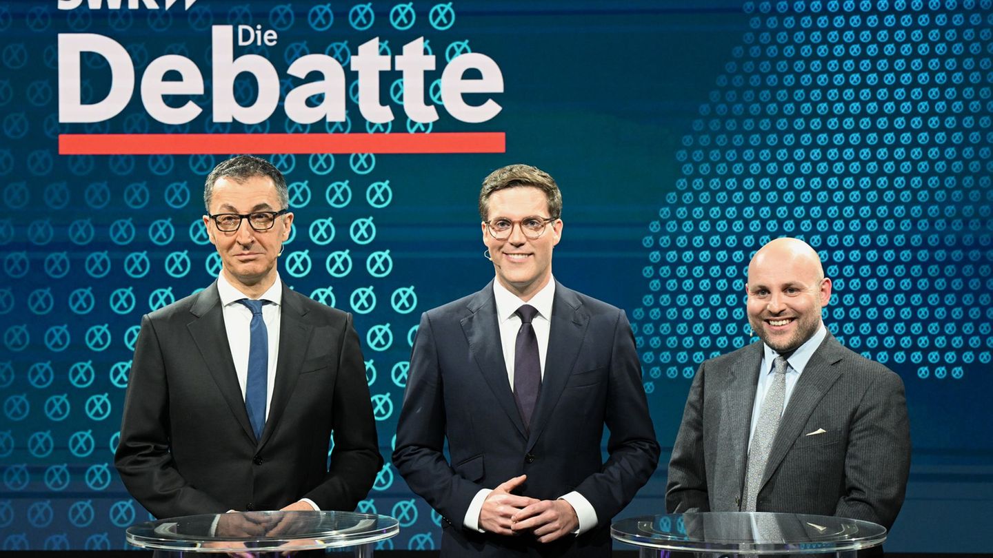 SWR: Wie die Quote beim TV-Triell ausgefallen ist. Foto: Bernd Weißbrod/dpa